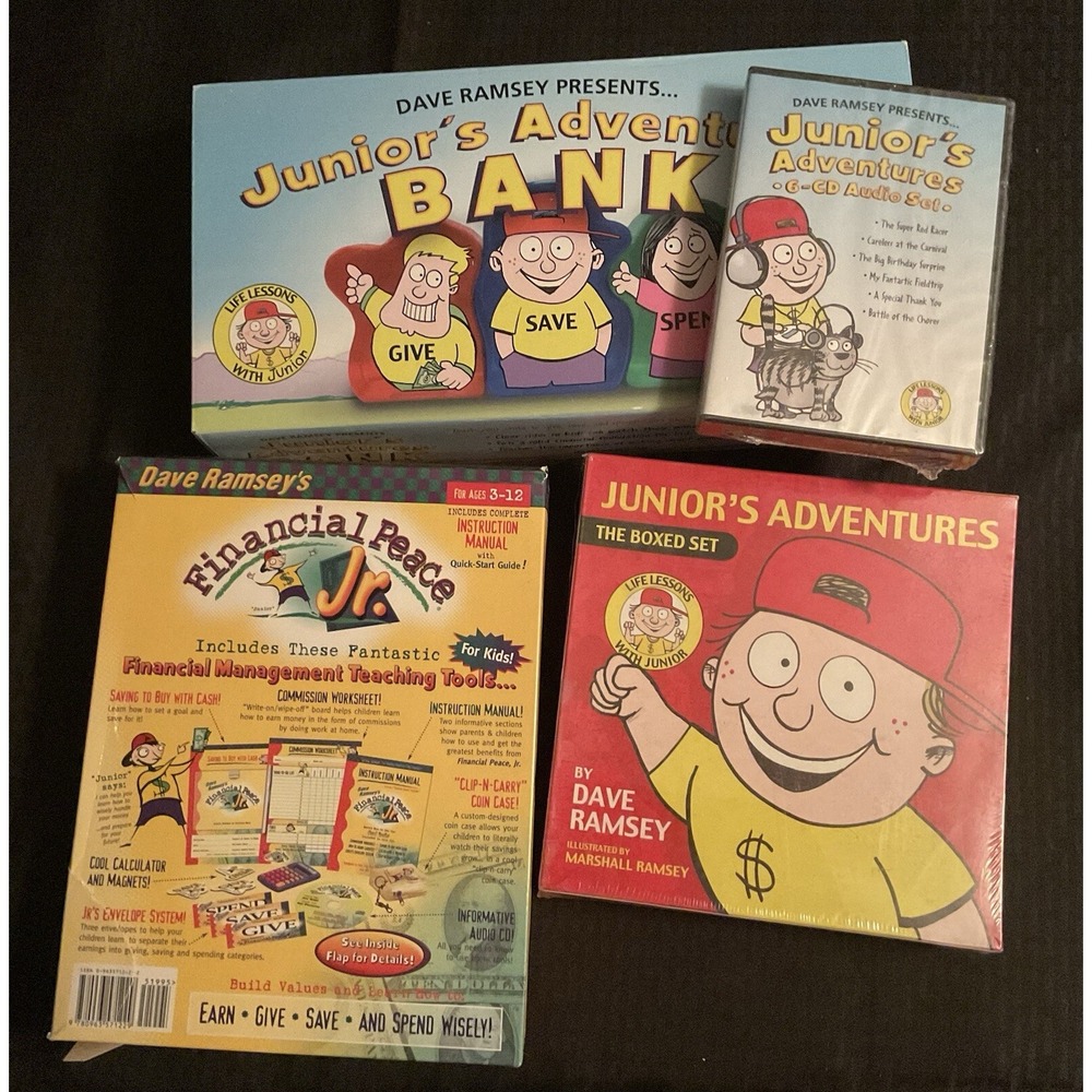 Dave Ramsey's Financial Peace Junior Complete Set -‎ Brand New Unused Unopened